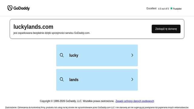LuckyLands Casino casino screenshot